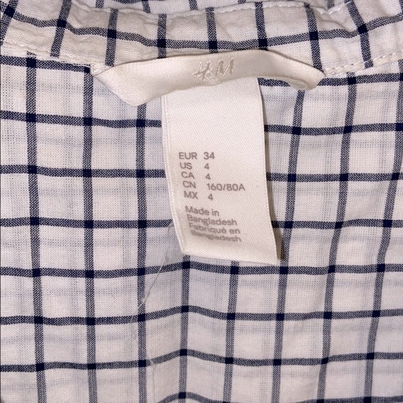 H&M | Checkered Button-down - Picture 3 of 3